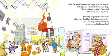 Red visits the hospital Red visits the hospital